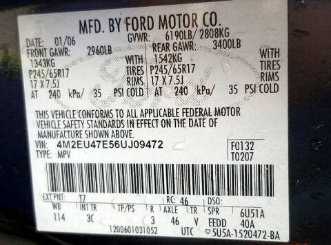 2006 Mercury Mountaineer Luxury