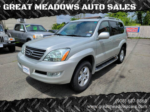 2004 Lexus GX 470 for sale at GREAT MEADOWS AUTO SALES in Great Meadows NJ