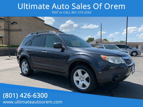 2010 Subaru Forester for sale at Ultimate Auto Sales Of Orem in Orem UT