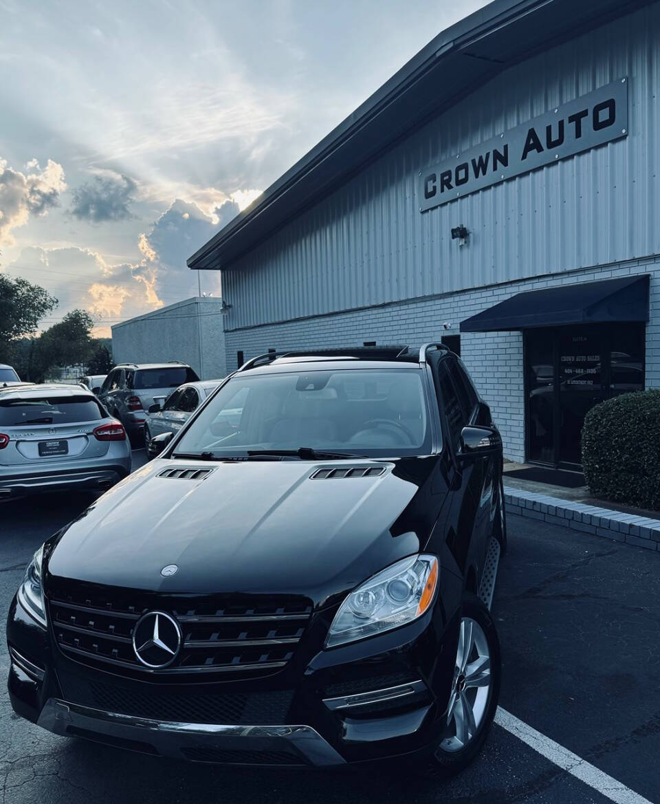 2013 Mercedes-Benz M-Class for sale at Crown Auto Sales in Marietta, GA