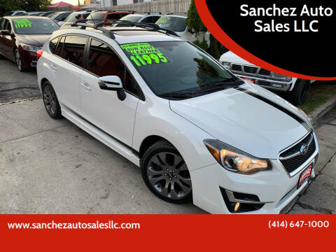 2015 Subaru Impreza for sale at Sanchez Auto Sales LLC in Milwaukee WI