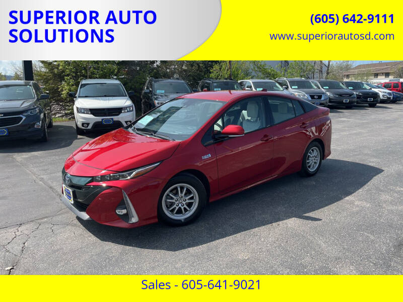 2018 Toyota Prius Prime for sale at SUPERIOR AUTO SOLUTIONS in Spearfish SD