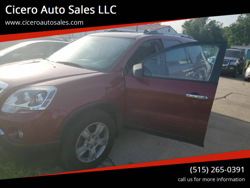 2011 GMC Acadia for sale at Cicero Auto Sales LLC in Des Moines IA