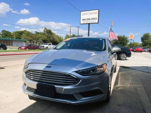 2017 Ford Fusion for sale at Shock Motors in Garland TX