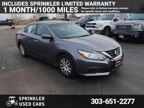 2016 Nissan Altima for sale at Sprinkler Used Cars in Longmont CO