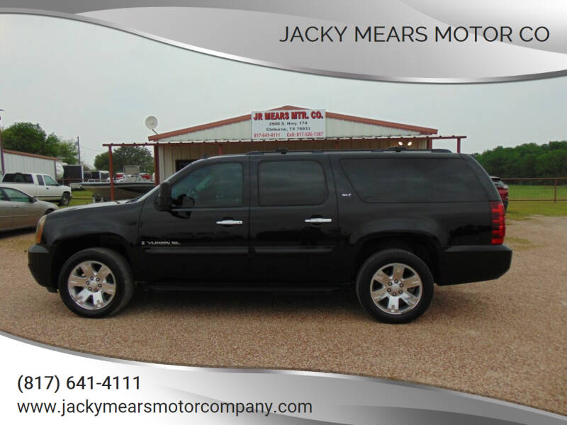 2008 GMC Yukon XL for sale at Jacky Mears Motor Co in Cleburne TX