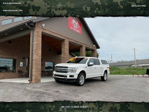 2019 Ford F-150 for sale at D & J AUTO SALES in Joplin MO