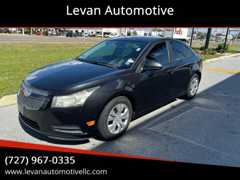 2014 Chevrolet Cruze for sale at Levan Automotive in Largo FL