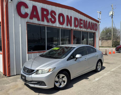 2013 Honda Civic for sale at Cars On Demand 2 in Pasadena TX