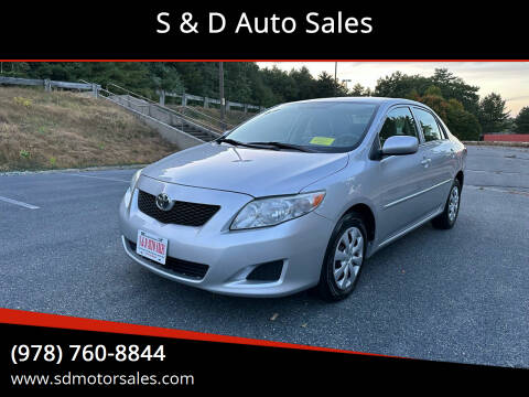 2010 Toyota Corolla for sale at S & D Auto Sales in Maynard MA