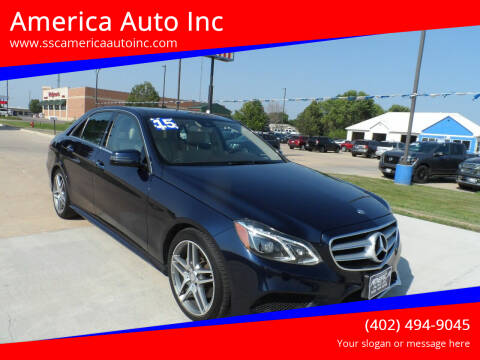 2015 Mercedes-Benz E-Class for sale at America Auto Inc in South Sioux City NE
