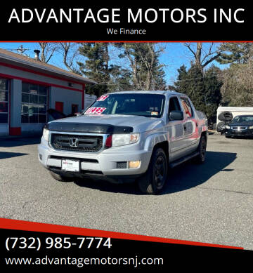 2009 Honda Ridgeline for sale at ADVANTAGE MOTORS INC in Edison NJ