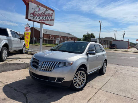2013 Lincoln MKX for sale at Southwest Car Sales in Oklahoma City OK