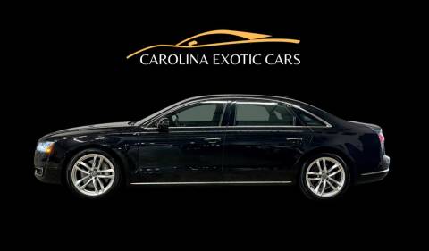 2015 Audi A8 L for sale at Carolina Exotic Cars & Consignment Center in Raleigh NC