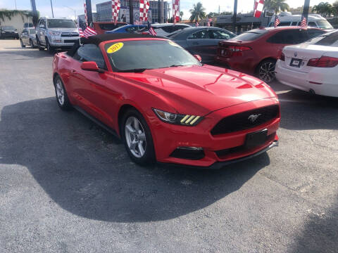 2017 Ford Mustang for sale at MACHADO AUTO SALES in Miami FL