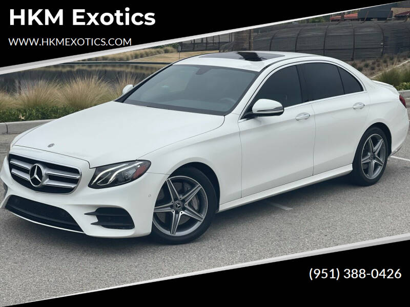 2018 Mercedes-Benz E-Class for sale at HKM Exotics in Corona CA