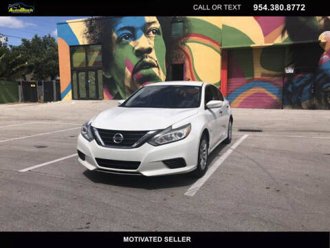 2016 Nissan Altima for sale at The Autoblock in Fort Lauderdale FL