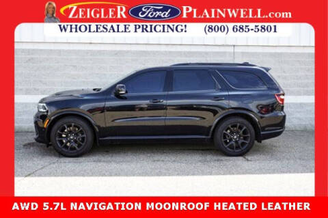 2022 Dodge Durango for sale at Zeigler Ford of Plainwell in Plainwell MI