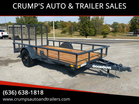 2023 Good Guys 12’ Utility Trailer  for sale at CRUMP'S AUTO & TRAILER SALES in Crystal City MO