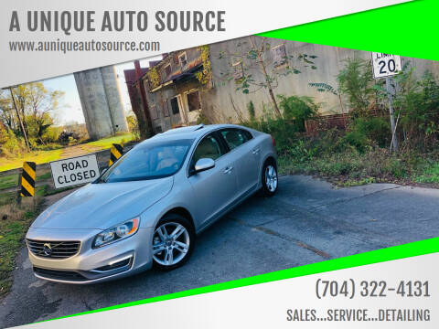 2015 Volvo S60 for sale at A UNIQUE AUTO SOURCE in Albemarle NC