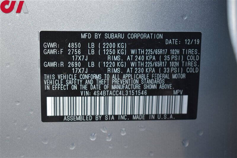 2020 Subaru Outback Premium