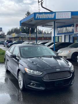 2015 Ford Fusion for sale at Preferred Motors, Inc. in Tacoma WA