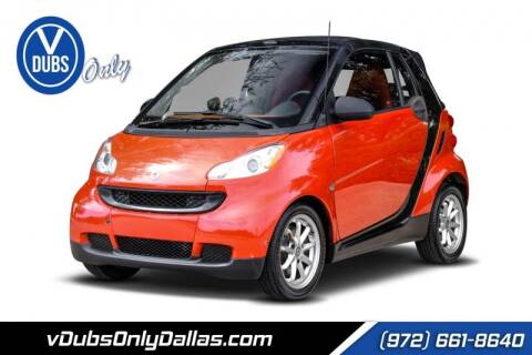 2008 Smart fortwo for sale at VDUBS ONLY in Plano TX