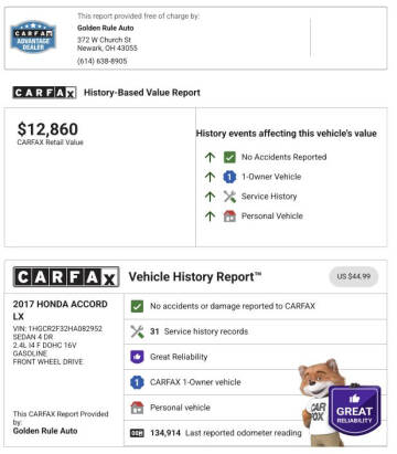 2017 Honda Accord LX