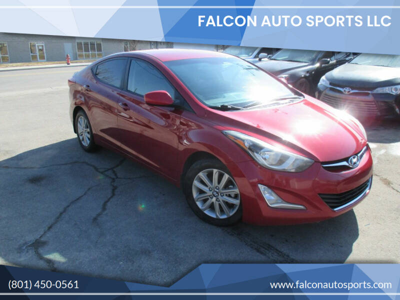 2016 Hyundai Elantra for sale at Falcon Auto Sports LLC in Murray UT