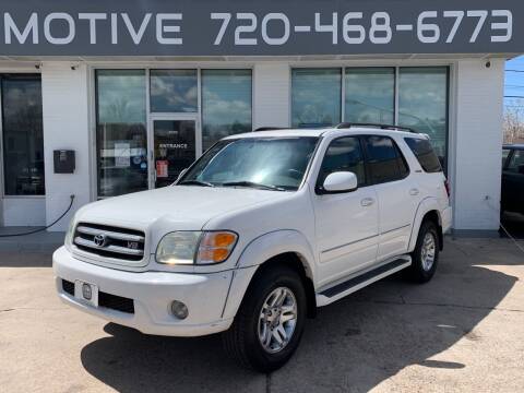 2003 Toyota Sequoia for sale at Shift Automotive in Lakewood CO