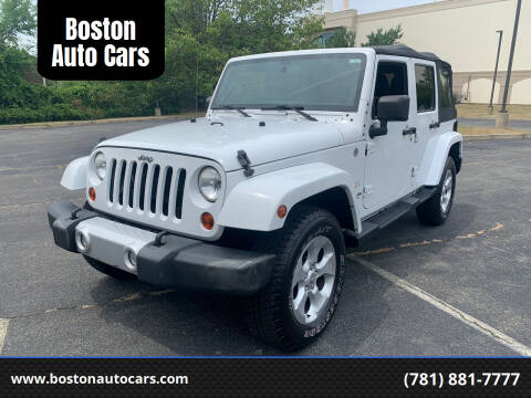 2013 Jeep Wrangler Unlimited for sale at Boston Auto Cars in Dedham MA