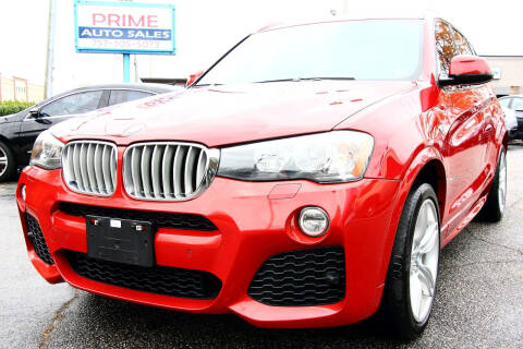 2016 BMW X3 for sale at Prime Auto Sales LLC in Virginia Beach VA