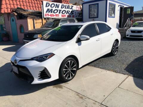 2019 Toyota Corolla for sale at DON DIAZ MOTORS in San Diego CA