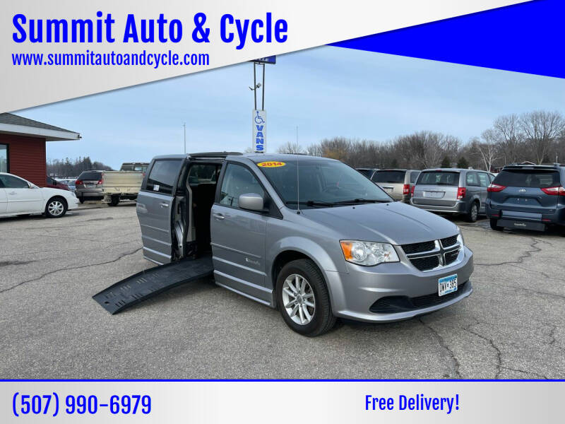 2014 Dodge Grand Caravan for sale at Summit Auto & Cycle in Zumbrota MN