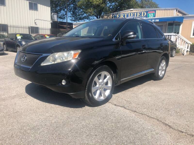 2011 Lexus RX 350 for sale at CERTIFIED AUTO GROUP in Houston TX