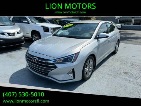 2020 Hyundai Elantra for sale at LION MOTORS in Orlando FL