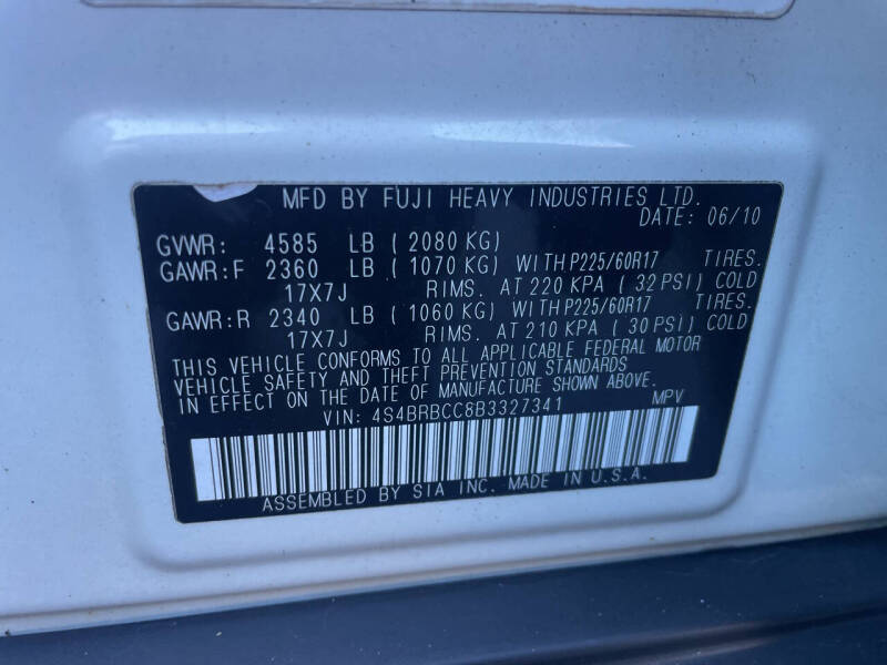 2011 Subaru Outback 2.5i Premium