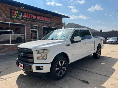 2015 Ford F-150 for sale at Auto Source in Ralston NE