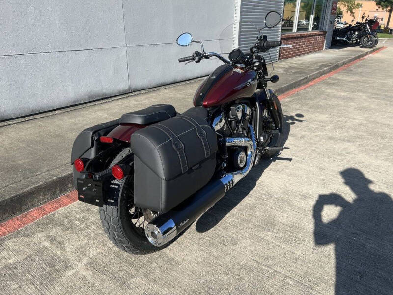 2025 Indian Super Scout Maroon Metal