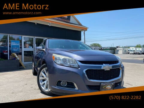 2015 Chevrolet Malibu for sale at AME Motorz in Wilkes Barre PA