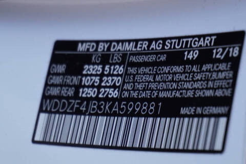 2019 Mercedes-Benz E-Class E 300