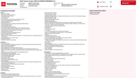 2024 Toyota Tundra Platinum