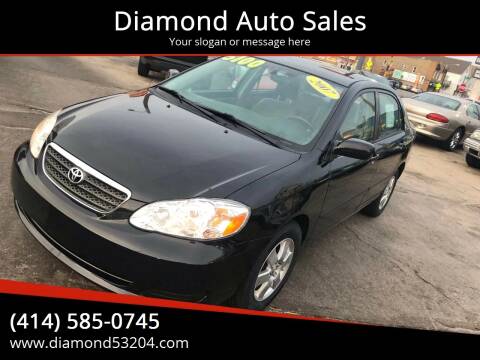 2007 Toyota Corolla for sale at Diamond Auto Sales in Milwaukee WI