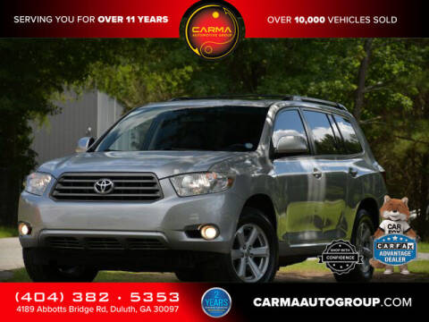 2010 Toyota Highlander for sale at Carma Auto Group in Duluth GA