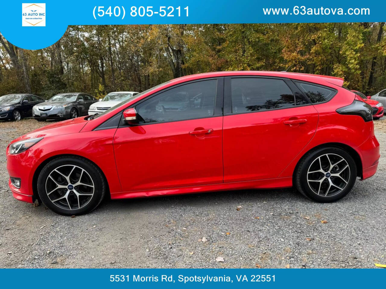 2016 Ford Focus for sale at 63 Auto Inc in Spotsylvania, VA