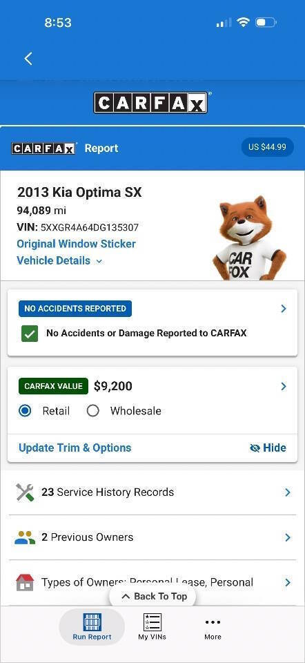 Red 2013 Kia Optima SX SX 4dr Sedan 19