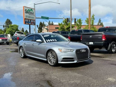 2016 Audi A6 for sale at SIERRA AUTO LLC in Salem OR