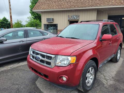2010 Ford Escape for sale at Long Motor Sales in Tecumseh MI
