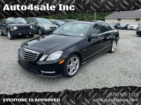 2012 Mercedes-Benz E-Class for sale at Auto4sale Inc in Mount Pocono PA