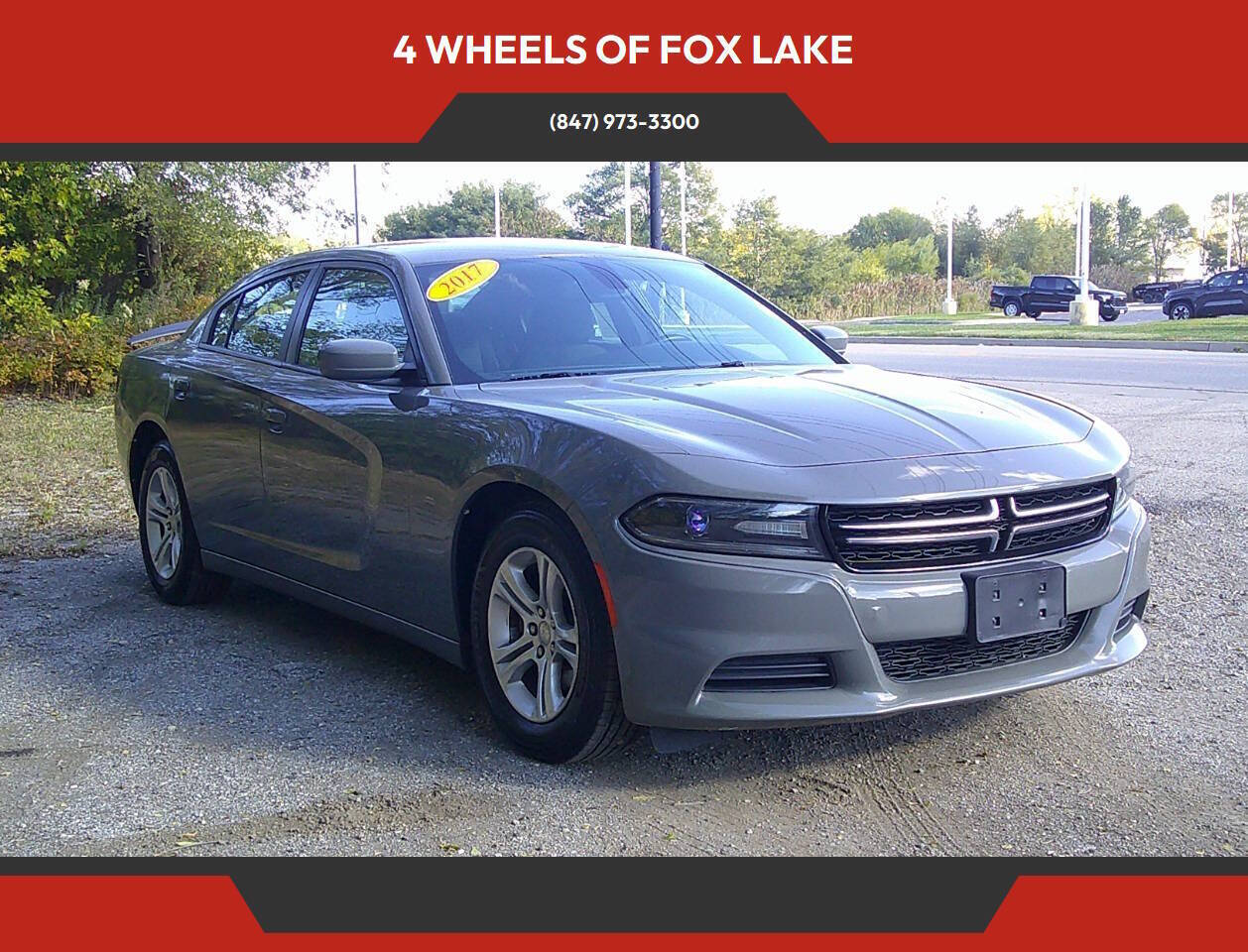 Destroyer Gray Clear Coat 2017 Dodge Charger Sedan Rear-Wheel Drive 8-Speed Automatic
